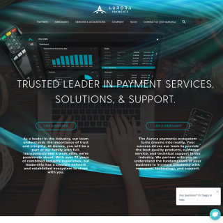 Aurora Solutions  website