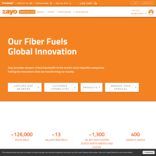  Zayo  website