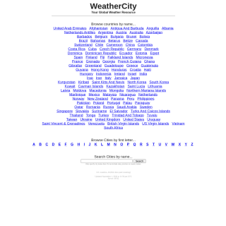  WeatherCity Services  website