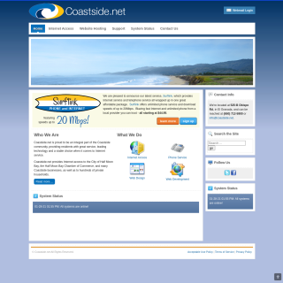 COASTSIDE NET  website