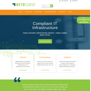ByteGrid Data Center Partners  website