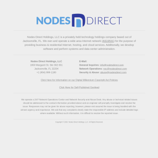  Nodes Direct Holdings, LLC  aka (Server Complete, LLC)  website