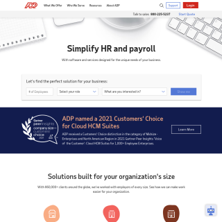 ADP (Automatic Data Processing) website