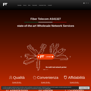  Fiber Telecom S.p.A. Old AS  website