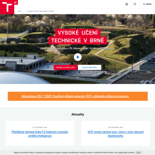Brno University of Technology  website