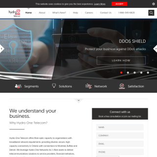 Hydro One Telecom  website