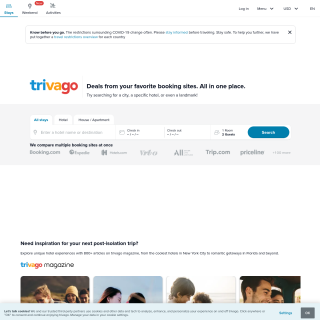 trivago N.V.  website