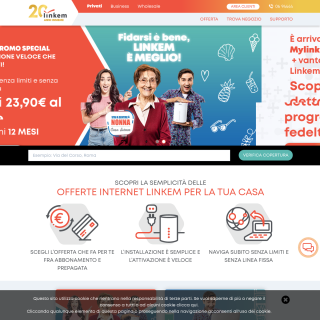 Linkem  website
