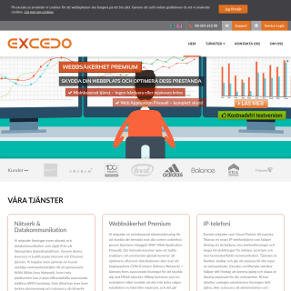 Excedo Networks AB website