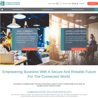 Structured Communications  website