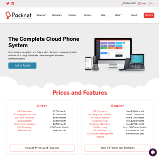  Packnet Limited  website
