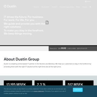 Dustin  website