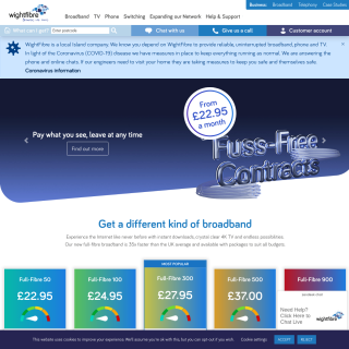  WightFibre Legacy  website