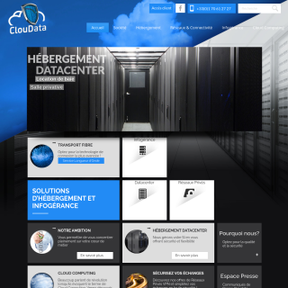 Cloudata  website