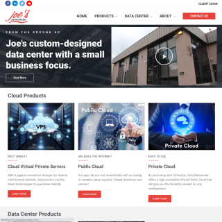 Joe's Datacenter  website
