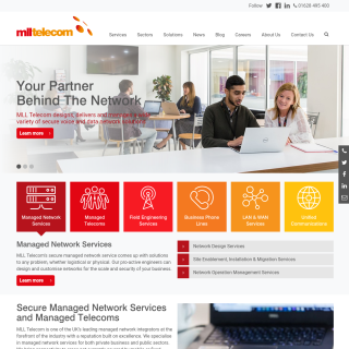 MLL Telecom  website