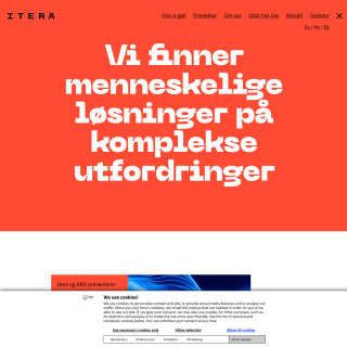 Itera Norge AS  website