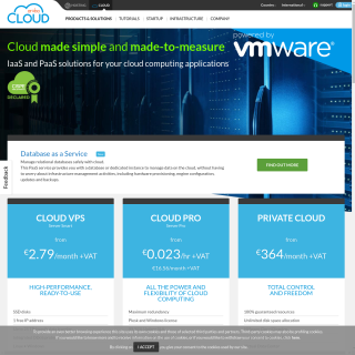 Aruba Cloud DE  website