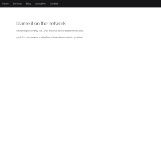 Peter Kowalsky  aka (blameitonthe.network)  website