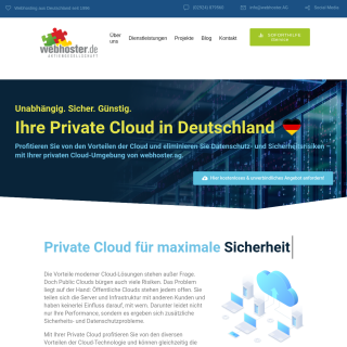  webhoster.de  aka (simply root / LiWiNeA GmbH)  website
