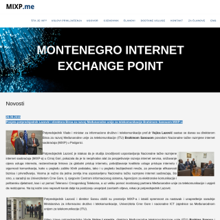 MIXP.me Route Servers aka (Montenegro Internet eXchange Point) website