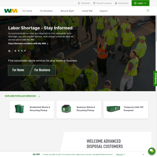 WASTE MANAGEMENT  website
