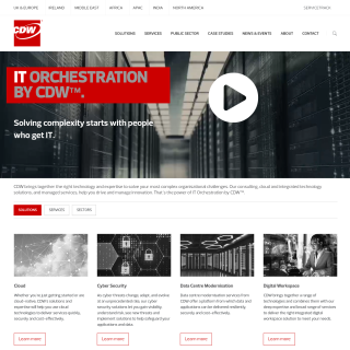 CDW UK  website