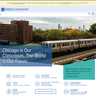  DePaul University  website
