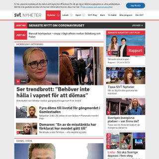 Sveriges Television AB  aka (SVT)  website