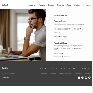 Squiz UK Limited  website