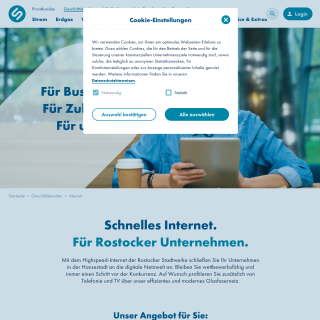 Stadtwerke Rostock  website