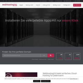 Webhosting24 GmbH  website