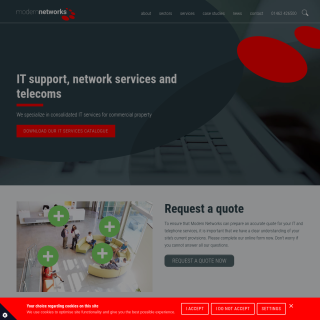  Modern Networks Services  website