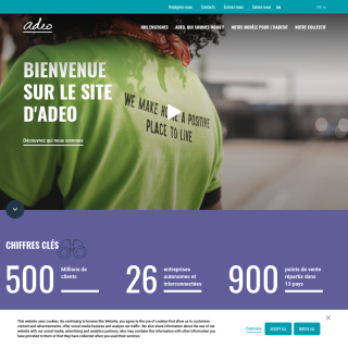 ADEO SERVICES website