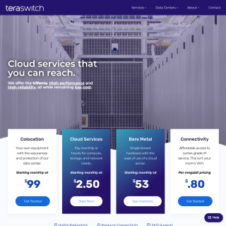 TeraSwitch  website