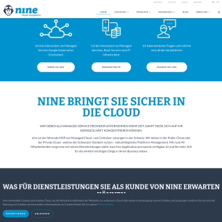  Nine Internet Solutions AG External Services  website