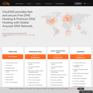 Cloud DNS Ltd.  website