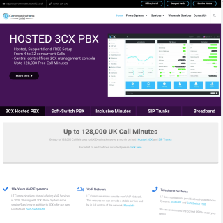 I.T Communications Limited  website