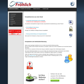  EDV-Service Froehlich  website