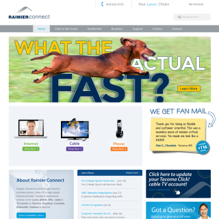  Rainier Connect  aka (Mashell Telecom)  website