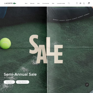 Lacoste aka (Lacoste Operations) website