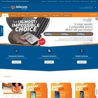  Telecom Namibia  aka (TN)  website