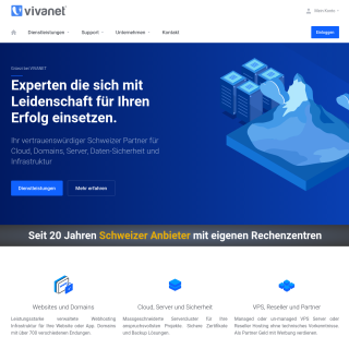 VIVANET  website