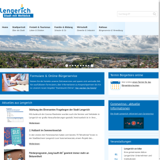 Stadt Lengerich  aka (Stadtverwaltung Lengerich)  website