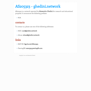  Alessandro Ghedini  website