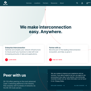  DE-CIX R&D Measurement  website