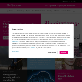  T-Systems Luxembourg  website