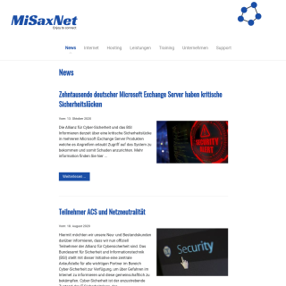  MiSaxNet  website