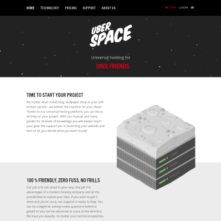 UBERSPACE  website