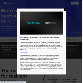 Supply Frame AS205811  website